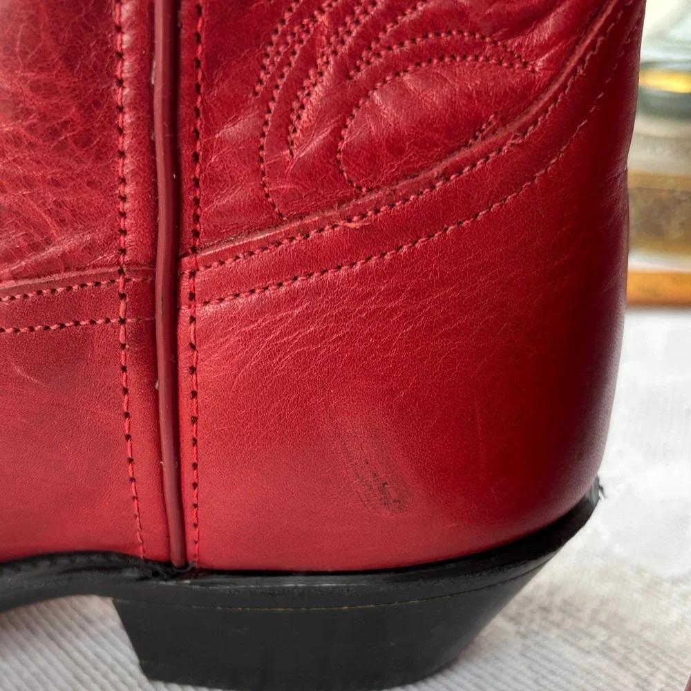 Code West Red Western Cowboy Boots - Picture 13 of 16